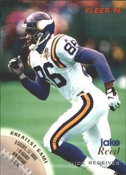 Jake Reed Minnesota Vikings 1996 Fleer NFL #79